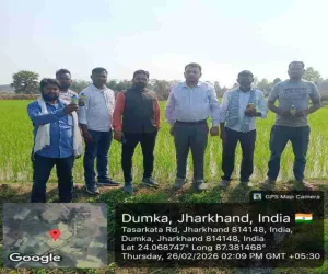 Dumka News : जिला परिषद सदस्य श्रीमान सिंह के प्रयास से 50 किसानों को मिला निशुल्क कीटनाशक