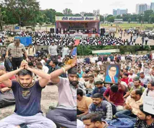 JSSC-CGL चयनित अभ्यर्थियों का आंदोलन तीसरे दिन भी जारी, प्रोजेक्ट भवन के बाहर धरना