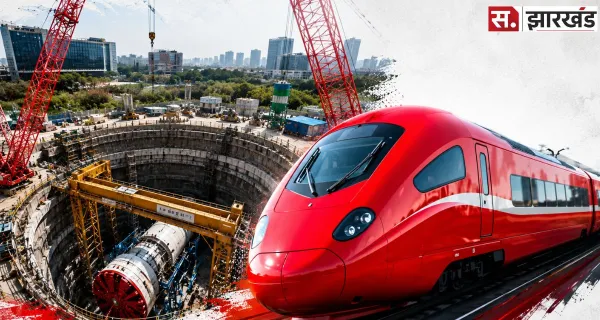 Mumbai-Ahmedabad Bullet Train: 350 टन का विशाल कटरहेड उतरा, भारत की पहली अंडरसी रेल सुरंग की ओर बड़ा कदम
