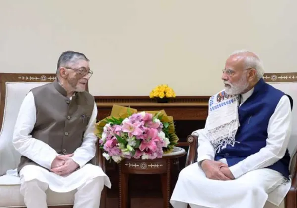 झारखंड के राज्यपाल संतोष गंगवार ने प्रधानमंत्री मोदी से की मुलाकात, विकास और सुशासन पर हुई चर्चा