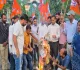 Palamu News: कांग्रेस के दोहरे रवैये के विरोध में भाजपा ने राहुल गांधी का फूंका पुतला