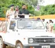 Palamu News: उपायुक्त दिलीप प्रताप सिंह शेखावत और एसपी कपील चौधरी ने किया परेड निरीक्षण